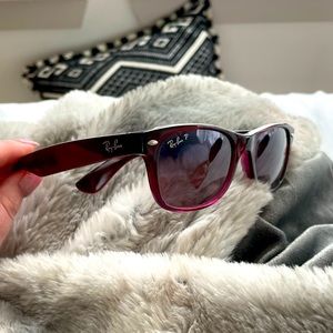 Deep Plum Authentic RayBan Sunglasses. Worn a handful of times!